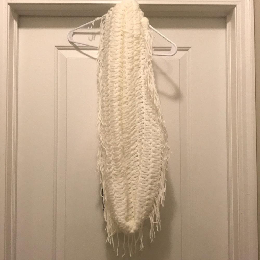 Infinity scarf with fringe! - Picture 2 of 3
